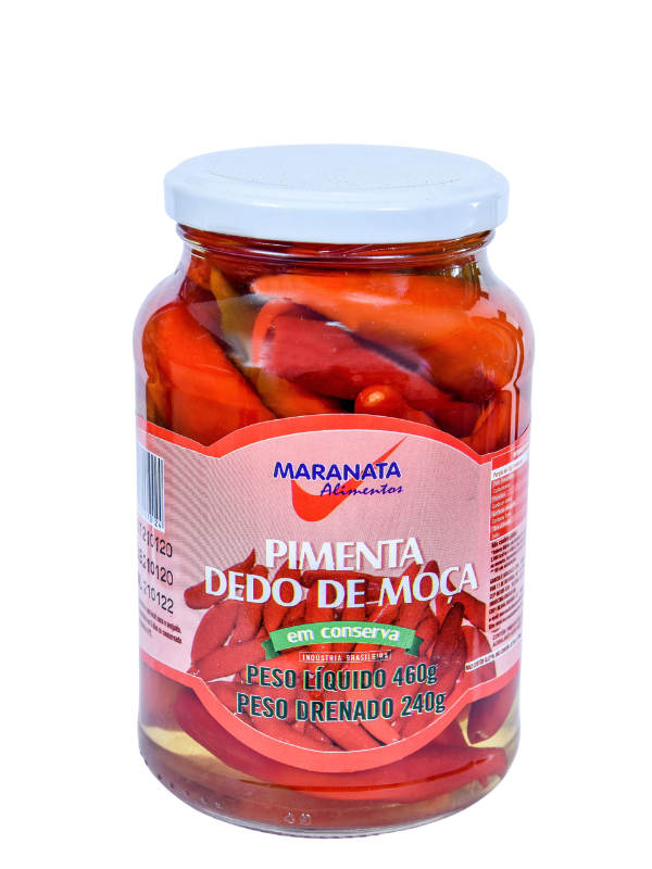 Pimenta Dedo de Moça em Conserva